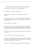NURS 1141 Exam 3 &vert;UPDATED Questions with 100&percnt; Correct Answers&NewLine;