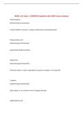 NURS 1141 Exam 1 &vert;UPDATED Questions with 100&percnt; Correct Answers&NewLine;