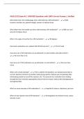 NURS 2725 Exam &num;1 &vert; UPDATED Questions with 100&percnt; Correct Answers &vert; Verified&NewLine;
