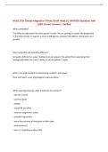 NURS 2725 Clinical Integration II FINAL EXAM Week 9 &vert; UPDATED Questions with 100&percnt; Correct Answers &vert; Verified