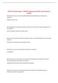 NURS 2725 Evolve &lpar;Exam&rpar; &vert; UPDATED Questions with 100&percnt; Correct Answers &vert; Verified
