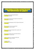 Ohio School of Phlebotomy &ndash; Final Exam Practice Study Guide &lpar;2026&sol;2027 A&plus; Edition&rpar;