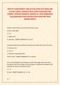 IAED ETC EXAM NEWEST 2026 ACTUAL EXAM TEST BANK AND &NewLine;A STUDY GUIDE&vert; COMPLETE REAL EXAM QUESTIONS AND &NewLine;CORRECT VERIFIED ANSWERS&sol; GRADED A&plus;&vert; IAED EMERGENCY &NewLine;TELECOMMUNICATOR CERTIFICATION EXAM PREP 2026 &NewLine;&lpar;BRAND NEW&excl;&excl;&rpar;
