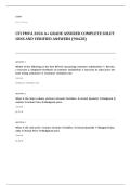 CFI FMVA EXAM A&plus; GRADE ASSURED COMPLETE SOLUTIONS AND VERIFIED ANSWERS