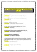 Pool Operator Certification Exam &ndash; Practice Study Guide&NewLine;2026&sol;2027 A&plus; Grade Questions & Verified Answers