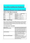 2026&sol;2027 S-Tier Elite California Podiatry Law Test Bank &vert; PMBC Jurisprudence Mastery &lpar;60 Questions &plus; Expert Analysis&rpar;