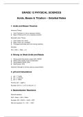Summary -  Physical Sciences