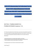 NUR 2474 Pharmacology for Professional Nursing Exam 2 NGN-Aligned Rasmussen University Actual Exam 2026&sol;2027 with Detailed Rationales &vert; Complete Exam-Style Questions &vert; Pass Guaranteed &ndash; A&plus; Graded&NewLine;&NewLine;