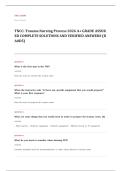 TNCC trauma assessment EXAM A&plus; GRADE ASSURED COMPLETE SOLUTIONS AND VERIFIED ANSWERS