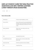 USPS 421 WINDOW CLERK TEST 2026 PRACTICE QUESTIONS AND 100&percnt; VERIFIED ANSWERS LATEST VERSION &lpar;PASS GUARANTEE&rpar;