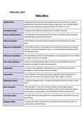 A-Level Religious Studies Ethics Notes &lpar;Year 1 & 2&rpar; &ndash; AQA &sol; OCR &vert; Meta-Ethics&comma; Utilitarianism&comma; Kant&comma; Free Will & Conscience
