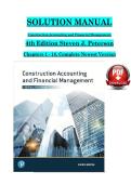 Test Bank for Construction Accounting and Financial Management 4th Edition by Steven J&period; Peterson &vert; Latest 2026 Exam Prep Graded A&plus;