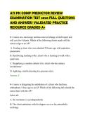 ATI PN COMP PREDICTOR REVIEW&NewLine;EXAMINATION TEST 2026 FULL QUESTIONS&NewLine;AND ANSWERS VALIDATED PRACTICE&NewLine;RESOURCE GRADED A&plus;