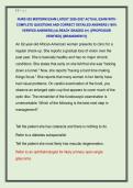 NURS 502 MIDTERM EXAM LATEST 2026-2027 ACTUAL EXAM WITH &NewLine;COMPLETE QUESTIONS AND CORRECT DETAILED ANSWERS &lpar;100&percnt; &NewLine;VERIFIED ANSWERS&rpar; &vert;ALREADY GRADED A&plus;&vert; &vert;&vert;PROFESSOR &NewLine;VERIFIED&vert;&vert; &vert;&vert;BRANDNEW&excl;&excl;&excl;&vert;&vert; 