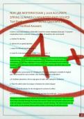 NUR 388 MIDTERM EXAM 3 2026 ACCURATE &NewLine;SPRING-SUMMER GUARANTEED PASS SOLVED &NewLine;Test Bank with 200&plus; Practice Questions and &NewLine;Correct Verified Answers 