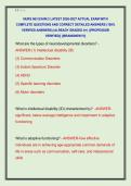 NURS 663 EXAM 2 LATEST 2026-2027 ACTUAL EXAM WITH &NewLine;COMPLETE QUESTIONS AND CORRECT DETAILED ANSWERS &lpar;100&percnt; &NewLine;VERIFIED ANSWERS&rpar; &vert;ALREADY GRADED A&plus;&vert; &vert;&vert;PROFESSOR &NewLine;VERIFIED&vert;&vert; &vert;&vert;BRANDNEW&excl;&excl;&excl;&vert;&vert;