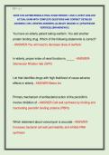 NURS 5334 ANTIMICROBIALS FINAL EXAM VERSION 1 AND 2 LATEST 2026-2027 &NewLine;ACTUAL EXAM WITH COMPLETE QUESTIONS AND CORRECT DETAILED &NewLine;ANSWERS &lpar;100&percnt; VERIFIED ANSWERS&rpar; &vert;ALREADY GRADED A&plus;&vert; &vert;&vert;PROFESSOR &NewLine;VERIFIED&vert;&vert; &vert;&vert;BRANDNEW&excl;&excl;&excl;&vert;&vert;