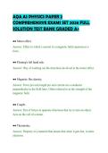 AQA AS PHYSICS PAPER 2&NewLine;COMPREHENSIVE EXAMS SET 2026 FULL&NewLine;SOLUTION TEST BANK GRADED A&plus;