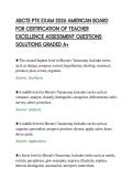 ABCTE PTK EXAM 2026 AMERICAN BOARD&NewLine;FOR CERTIFICATION OF TEACHER&NewLine;EXCELLENCE ASSESSMENT QUESTIONS&NewLine;SOLUTIONS GRADED A&plus;