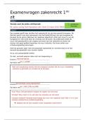 Examenvragen Zakenrecht &vert; Vastgoed &vert; Hogeschool Gent &vert; 2025&sol;26