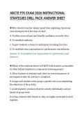 ABCTE PTK EXAM 2026 INSTRUCTIONAL&NewLine;STRATEGIES DRILL PACK ANSWER SHEET