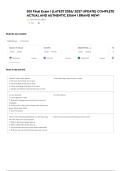 SDI Final Exam &vert; &lbrace;LATEST 2026&sol; 2027 UPDATE&rcub; COMPLETE ACTUAL AND AUTHENTIC EXAM &vert; BRAND NEW&excl;