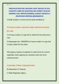 OREGON ESTHETICIAN LAW EXAM LATEST 2026-2027 ACTUAL &NewLine;EXAM WITH COMPLETE QUESTIONS AND CORRECT DETAILED &NewLine;ANSWERS &lpar;100&percnt; VERIFIED ANSWERS&rpar; &vert;ALREADY GRADED A&plus;&vert; &NewLine;&vert;&vert;PROFESSOR VERIFIED&vert;&vert; &vert;&vert;BRANDNEW&excl;&excl;&excl;&vert;&vert;