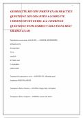 &lpar;2026-2027 Updated&rpar;&NewLine;Georgette Review PMHNP Exam 2025&sol;2026 &vert; Complete Study Guide with Practice Questions & Verified Solutions &lpar;A&plus; Graded&rpar;