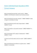 Ducks Unlimited Exam Questions With Correct Answers 