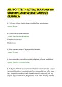 ATLS POST TEST 4 ACTUAL EXAM 2026 160&NewLine;QUESTIONS AND CORRECT ANSWERS&NewLine;GRADED A&plus;