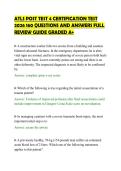 ATLS POST TEST 4 CERTIFICATION TEST&NewLine;2026 160 QUESTIONS AND ANSWERS FULL&NewLine;REVIEW GUIDE GRADED A&plus;