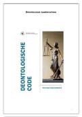 Uitgebreide samenvatting Deontologie - 1MA Psychologie - VUB - 2025&sol;2026 - in de maak&excl;