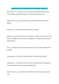 Middle School Praxis- ELA 5047 Sentence Structure Examples -100&percnt; Correct 