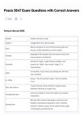 Praxis 5047 Exam Questions with Correct Answers