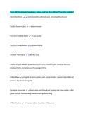 Praxis 5047 Study Guide &lpar;Vocabulary&comma; authors&comma; and facts from official ETS practice test&rpar;-Q&A 