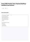 Praxis 5002 Practice Test 1-TeachersTestPrep&NewLine;Questions and Answers