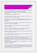 OLERE &lpar;Oklahoma Legal and Ethical Responsibilities&NewLine;Examination&rpar; Updated Study Guide Questions and&NewLine;Answers &vert; Focused Revision Pack &vert; A&plus; Verified