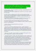 OLERE &lpar;Oklahoma Legal and Ethical Responsibilities&NewLine;Examination&rpar; Questions and Answers &lpar;2026&rpar; &vert; Latest&NewLine;Test Bank with Verified Solutions &vert; Grade A&plus;