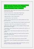 WISE Financial Literacy Test Updated Study&NewLine;Guide Questions and Answers &lpar;2026&rpar; &vert;&NewLine;Focused Revision Pack &vert; Grade A&plus;