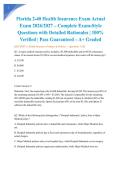 Florida 2-40 Health Insurance Exam Actual Exam 2026&sol;2027 &ndash; Complete Exam-Style Questions with Detailed Rationales &vert; 100&percnt; Verified &vert; Pass Guaranteed &ndash; A&plus; Graded&NewLine;&NewLine;