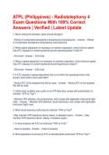 ATPL &lpar;Philippines&rpar; - Radiotelephony 4 Exam Questions With 100&percnt; Correct Answers &vert; Verified &vert; Latest Update