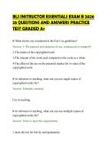 BLS INSTRUCTOR ESSENTIALS EXAM B 2026&NewLine;25 QUESTIONS AND ANSWERS PRACTICE&NewLine;TEST GRADED A&plus;
