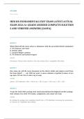 ATI RN fundamentals proctored EXAM A&plus; GRADE ASSURED COMPLETE SOLUTIONS AND VERIFIED ANSWERS
