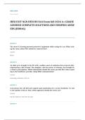 HESI RN exit EXAM A&plus; GRADE ASSURED COMPLETE SOLUTIONS AND VERIFIED ANSWERS