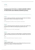 VATI RN fundamentals proctored EXAM A&plus; GRADE ASSURED COMPLETE SOLUTIONS AND VERIFIED ANSWERS