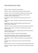 &NewLine;PNR 300 EXAM STUDY GUIDE