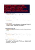 BUSINESS ACUMEN C201 WGU&NewLine;LATEST 2026&sol;2027 ACTUAL EXAM&NewLine;QUESTIONS WITH CORRECT&NewLine;ANSWERS 100&percnt; VERIFIED GRADED&NewLine;A&plus;