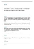 HESI RN exit EXAM A&plus; GRADE ASSURED COMPLETE SOLUTIONS AND VERIFIED ANSWERS