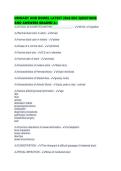 URINARY AND BOWEL LATEST 2026 EOC QUESTIONS AND ANSWERS GRADED