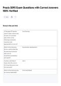 Praxis 5095 Exam Questions with Correct Answers&NewLine;100&percnt; Verified
